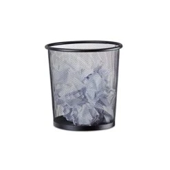 Relaxdays Metal Trash Can, Mesh Waste Basket, Paper Bin, 23 Cm Ø, Height 24 Cm, Black 8 Relaxdays Metal Trash Can, Mesh Waste Basket, Paper Bin, 23 Cm Ø, Height 24 Cm, Black -Songmics Furniture Shop 41E9sZrijL