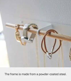 YAMAZAKI Home 2513 Wall Accessory Rack, One Size, White -Songmics Furniture Shop 41EWLIXE5oL