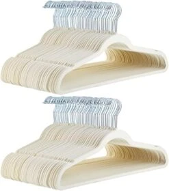 Amazon Basics Slim, Velvet, Non-Slip Suit Clothes Hangers, Black/Silver - Pack Of 50 -Songmics Furniture Shop 41Ef023xEL. AC