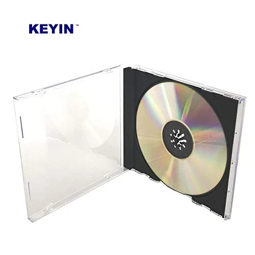 KEYIN Standard Black CD Jewel Case - Premium, 50 Pack 6 KEYIN Standard Black CD Jewel Case - Premium, 50 Pack - Image 6