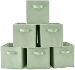 EZOWare Set Of 6 Foldable Fabric Basket Bin Collapsible Storage Cube For Nursery, Toys Organizer, Shelf Cabinet (Purple) 28 EZOWare Set Of 6 Foldable Fabric Basket Bin Collapsible Storage Cube For Nursery, Toys Organizer, Shelf Cabinet (Purple) -Songmics Furniture Shop 41Et2QclIjL. AC