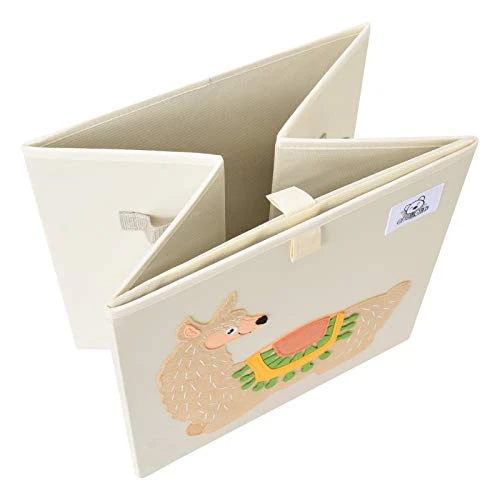 CLCROBD Foldable Animal Cube Storage Bins Fabric Toy Box/Chest/Organizer For Toddler/Kids Nursery, Playroom, 13 Inch (Triceratops) 3 CLCROBD Foldable Animal Cube Storage Bins Fabric Toy Box/Chest/Organizer For Toddler/Kids Nursery, Playroom, 13 Inch (Triceratops) - Image 3