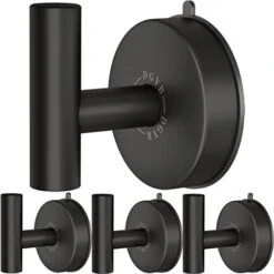 DGYB Large Suction Cup Hooks For Shower Set Of 2 Black Towel Hooks For Bathrooms Waterproof Stainless Steel Suction Shower Hooks For Inside Shower 15 Lb Removable Wall Hooks For Hanging Heavy Duty 18 DGYB Large Suction Cup Hooks For Shower Set Of 2 Black Towel Hooks For Bathrooms Waterproof Stainless Steel Suction Shower Hooks For Inside Shower 15 Lb Removable Wall Hooks For Hanging Heavy Duty -Songmics Furniture Shop 41F2UQ5NHKL. AC