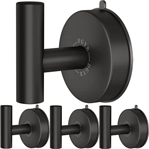 DGYB Large Suction Cup Hooks For Shower Set Of 2 Black Towel Hooks For Bathrooms Waterproof Stainless Steel Suction Shower Hooks For Inside Shower 15 Lb Removable Wall Hooks For Hanging Heavy Duty 8 DGYB Large Suction Cup Hooks For Shower Set Of 2 Black Towel Hooks For Bathrooms Waterproof Stainless Steel Suction Shower Hooks For Inside Shower 15 Lb Removable Wall Hooks For Hanging Heavy Duty - Image 8