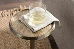 Kate And Laurel Sanzo Bohemian Side Table, 9 X 9 X 23, Gold, Decorative Pedestal End Table For Display And Storage -Songmics Furniture Shop 41F8me70ZcL