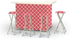 Best Of Times 2002W1341 US Marines Portable Bar & Matching Bar Stools, One Size, Red 22 Best Of Times 2002W1341 US Marines Portable Bar & Matching Bar Stools, One Size, Red -Songmics Furniture Shop 41F9Qv1JOoL. AC