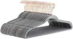 Amazon Basics Slim, Velvet, Non-Slip Suit Clothes Hangers, Black/Silver - Pack Of 50 -Songmics Furniture Shop 41FC8rhUDL. AC