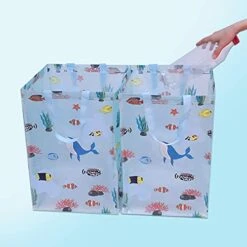 Lily Queen Recycle Organizer Bin Bags For Kitchen Home Trash Cans Sorting Bins Waterproof 10 Gallons Set Of 2 -Songmics Furniture Shop 41FfdgvWR6L