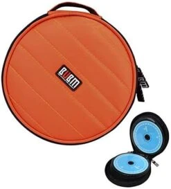 CD DVD Case BUBM 32 CD Disc Holder Compact And Easy To Store For Car Home And Travel Blue -Songmics Furniture Shop 41FgrOXyo9L. AC