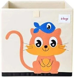 Vmotor Foldable Animal Canvas Storage Toy Box/Bin/Cube/Chest/Basket/Organizer For Kids, 13 Inch(Shark) -Songmics Furniture Shop 41G5FmcB3L. AC