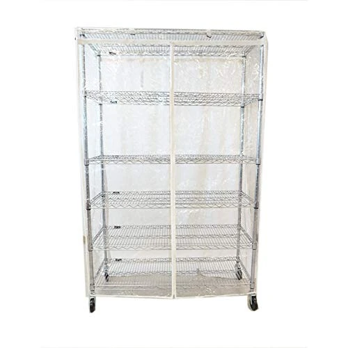 FORMOSA COVERS | Storage Shelving Unit Cover Crystal Clear See Through PVC - Keep Garage, Kitchen, Business, Outdoor Storage Neat And Clean - Fits Racks 48 W X18 D X 72 H Inches (Cover Only) 1 FORMOSA COVERS | Storage Shelving Unit Cover Crystal Clear See Through PVC - Keep Garage, Kitchen, Business, Outdoor Storage Neat And Clean - Fits Racks 48 W X18 D X 72 H Inches (Cover Only)