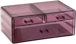 Cq Acrylic 6 Drawers Stackable Makeup Organizer Storage Drawers, Bathroom Organizers,Clear Plastic Storage Bins For Vanity,Under Sink,Kitchen Cabinets,Pantry,Home Organization And Storage -Songmics Furniture Shop 41G9byXbIiL. AC