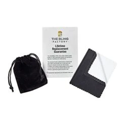 The Bling Factory Rhodium Plated Micro-Pave Iced Out Cubic Zirconia Hip Hop Ring + Microfiber Cloth -Songmics Furniture Shop 41GXqk68a3L