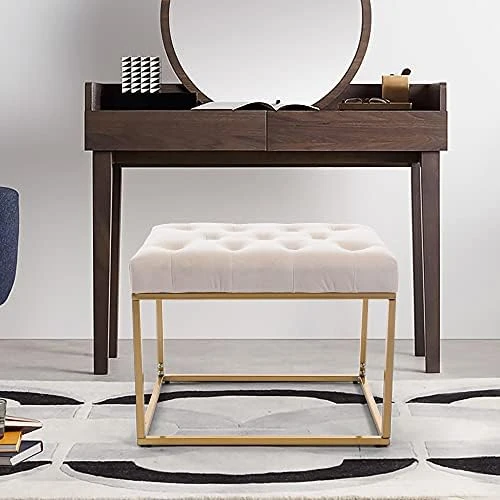 AWQM Tufted Storage Ottoman Bench,Velvet Upholstered Storage Bench With Button,Flip Top,Perfect For Living Room,Entryway,Bedroom,47.24", Light Pink 11 AWQM Tufted Storage Ottoman Bench,Velvet Upholstered Storage Bench With Button,Flip Top,Perfect For Living Room,Entryway,Bedroom,47.24", Light Pink - Image 11