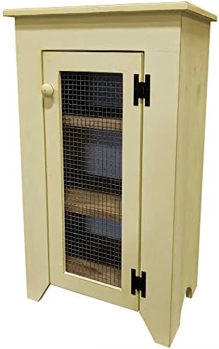 Sawdust City Kitchen Jelly Cupboard With Screen Door (Solid Sage) 5 Sawdust City Kitchen Jelly Cupboard With Screen Door (Solid Sage) - Image 5