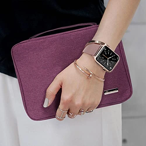 PACMAXI 48 Watch Bands Storage Bag, Watch Band Carrying Case Fits For The Most Sizes Of Watch Bands, Organizer For Watch Bands Holds 48 Pieces, Bag Only (Purple) 4 PACMAXI 48 Watch Bands Storage Bag, Watch Band Carrying Case Fits For The Most Sizes Of Watch Bands, Organizer For Watch Bands Holds 48 Pieces, Bag Only (Purple) - Image 4