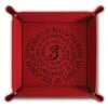 Bella Busta-3 Years Anniversary -3rd Anniversary Leather Gift-Engraved Leather Tray (Red)