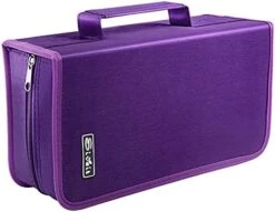 CD Case DVD Storage Holder, Siveit CD/DVD Case Wallet 128 Capacity DVD Cases Organizer CD Binder,Portable CD Wallet For Home Travel (Black) -Songmics Furniture Shop 41HY gUopNL. AC