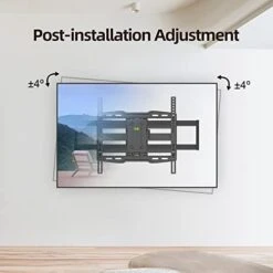 Full Motion TV Mount, USX MOUNT TV Wall Mount For Most 37-75 Inch TVs, Holds Up To 132lbs, Max VESA 600x400mm, Swivel TV Mount Bracket With Dual Articulating Arms Tilt Rotation Fits 16" Wood Stud -Songmics Furniture Shop 41HtwTunntL