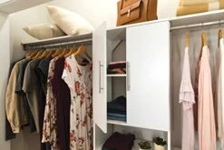 CLOSETMAID 8891 SuiteSymphony Expandable Closet Rod, Satin Nickel -Songmics Furniture Shop 41HxEBU65ML