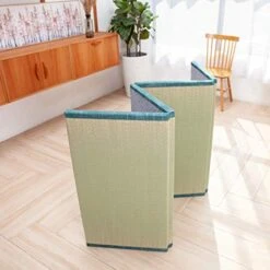 MustMat Tatami Futon Mattress Traditional Japanese Tatami Mat Comfortable Japanese Tatami Bed Rush Grass 35.4"x78.7"x1.2" (2 Piece Set) -Songmics Furniture Shop 41I2ZIpY3EL