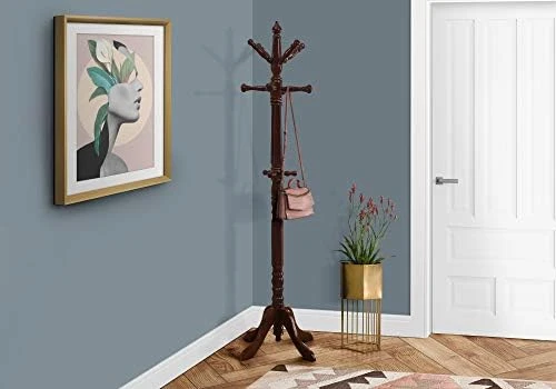 Monarch Specialties COAT RACK - 73"H / ANTIQUE WHITE WOOD TRADITIONAL STYLE 5 Monarch Specialties COAT RACK - 73"H / ANTIQUE WHITE WOOD TRADITIONAL STYLE - Image 5