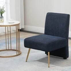 MOJAY 1 Loveseat Sofa And 2 Accent Chairs Set Couches For Living Room Furniture Set With Golden Legs For Bedroom -Songmics Furniture Shop 41I8Qk08oNL. AC 1