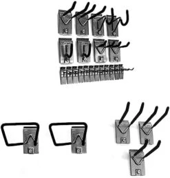 Proslat 11004 1/8-Inch Backplates Steel Hook Kit Designed For Proslat PVC Slatwall, 20-Piece, Silver 10 Proslat 11004 1/8-Inch Backplates Steel Hook Kit Designed For Proslat PVC Slatwall, 20-Piece, Silver -Songmics Furniture Shop 41IBcQcXEGL. AC