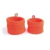 Excelsa Crochet Basket, Orange, 12/14 Cm, 2-Piece