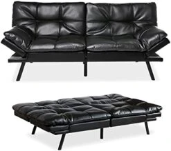 Opoiar Futon Sofa Bed Memory Foam Futon Couch Sleeper Sofa Convertible Fabric 71 Inch Futons Grey With Arm Rest, Metal Legs, Living Room Small & Compact Spaces, Easy Assembly 19 Opoiar Futon Sofa Bed Memory Foam Futon Couch Sleeper Sofa Convertible Fabric 71 Inch Futons Grey With Arm Rest, Metal Legs, Living Room Small & Compact Spaces, Easy Assembly -Songmics Furniture Shop 41IPNLJCYyL. AC