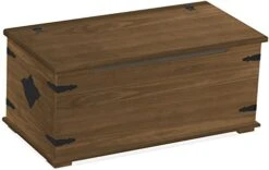 B.R.A.S.I.L.-Möbel TableChamp Bench Rio Solid Pine 63.0 Inch Walnut Light Wood Oiled -Songmics Furniture Shop 41IYNTNq8bL