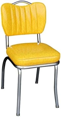 Richardson Seating Single Tone Channel Handle Back Retro Kitchen Chair With 2" Box Seat, Cracked Ice Grey, 18" 13 Richardson Seating Single Tone Channel Handle Back Retro Kitchen Chair With 2" Box Seat, Cracked Ice Grey, 18" -Songmics Furniture Shop 41IbWKVETnL. AC