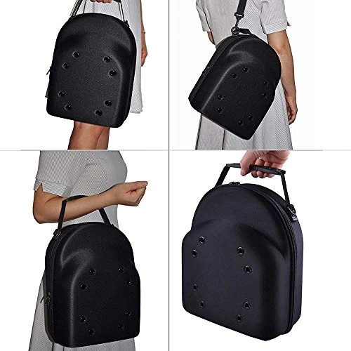 Sanseenia Hat Travel Case, Hat Storage Box, Hat Organizer For Baseball Caps, Cap Carrier With Carry Handle & Shoulder Strap, Hat Holder For 6 Baseball Caps, Hat Bag For Traveling And Home Storage 4 Sanseenia Hat Travel Case, Hat Storage Box, Hat Organizer For Baseball Caps, Cap Carrier With Carry Handle & Shoulder Strap, Hat Holder For 6 Baseball Caps, Hat Bag For Traveling And Home Storage - Image 4