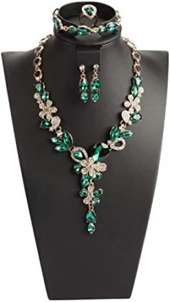 SYYSY Jewelry Bust,Necklace Bust Jewelry Displays For Shows,Black Leather Bust For Jewelry Display,Jewelry Stand For Necklace,Bracelets,Earrings,Rings (H16.3inch) -Songmics Furniture Shop 41J26YWjDvL. AC