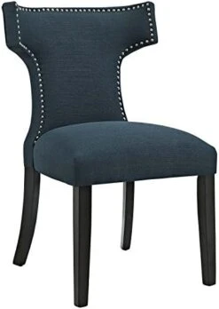 Modway Curve Mid-Century Modern Upholstered Fabric With Nailhead Trim In Teal, One Chair -Songmics Furniture Shop 41JBo8aTykL. AC