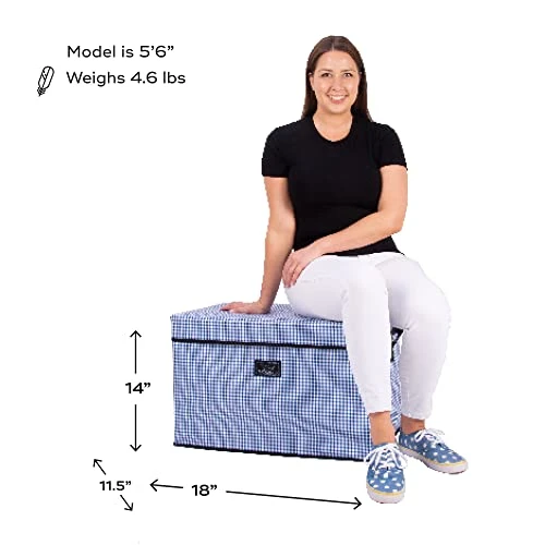 SCOUT Rump Roost MED - Medium Lidded Storage Bin With Handles, Collapsible, Stackable, Doubles As Seat Or Table, Holds 80 Lbs 4 SCOUT Rump Roost MED - Medium Lidded Storage Bin With Handles, Collapsible, Stackable, Doubles As Seat Or Table, Holds 80 Lbs - Image 4