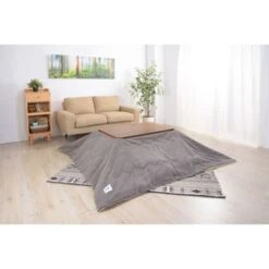 AZUMAYA KT-109 Kotatsu Heater Table, W35.5 X D23.7 X H15.0 Inches, Natural Walnut And Rubber Wood Table Material, Home And Living, Rectangle Shape With Walnut Brown Color 12 AZUMAYA KT-109 Kotatsu Heater Table, W35.5 X D23.7 X H15.0 Inches, Natural Walnut And Rubber Wood Table Material, Home And Living, Rectangle Shape With Walnut Brown Color -Songmics Furniture Shop 41JHTjRy8BL