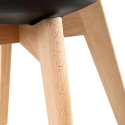 NOBPEINT Mid Century Dining Chairs,Set Of 4(Black) 12 NOBPEINT Mid Century Dining Chairs,Set Of 4(Black) -Songmics Furniture Shop 41JKahFPdoL