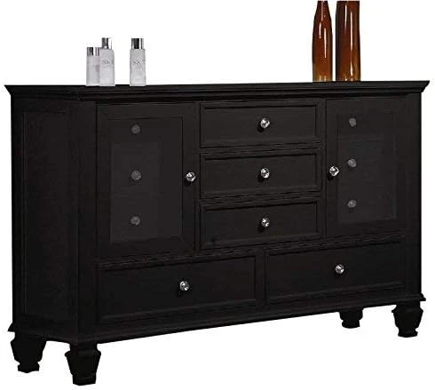 Coaster Furniture Sandy Beach Dresser Black 201323 6 Coaster Furniture Sandy Beach Dresser Black 201323 - Image 6