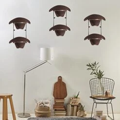 Himior Cowboy Hat Rack-8 Pack Cowboy Hat Holder Organizer, Cowboy Hat Rack For Wall Display, Wall Mount Hat Hangers，Cowboy Hat Display Rack Display Cowboy Hat For Wall -Songmics Furniture Shop 41JTpYbMteL