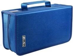 CD Case DVD Storage Holder, Siveit CD/DVD Case Wallet 128 Capacity DVD Cases Organizer CD Binder,Portable CD Wallet For Home Travel (Black) -Songmics Furniture Shop 41JoMGs14XL. AC