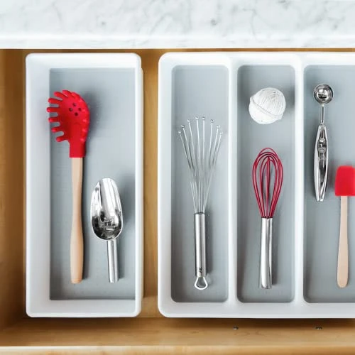 Madesmart Premium Antimicrobial Classic 15 X 6 Bin, Drawer Organizer, Multi-Purpose Home Organization, EPA Certified, White 3 Madesmart Premium Antimicrobial Classic 15 X 6 Bin, Drawer Organizer, Multi-Purpose Home Organization, EPA Certified, White - Image 3