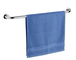 WENKO 17928100 Basic Shower Towel Rail, 80 Cm