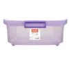 Tatay Storage Box With Lid, Under Bed, 32 Capacity, With Handles, Polypropylene, BPA Free, Plum. Dimension 40 X 57 X 18 Cm