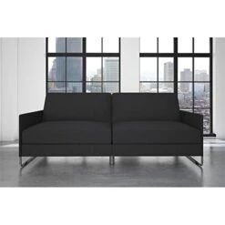 DHP Pembroke Convertible Futon Sofa Bed, Grey Linen 11 DHP Pembroke Convertible Futon Sofa Bed, Grey Linen -Songmics Furniture Shop 41KjknpoqHL