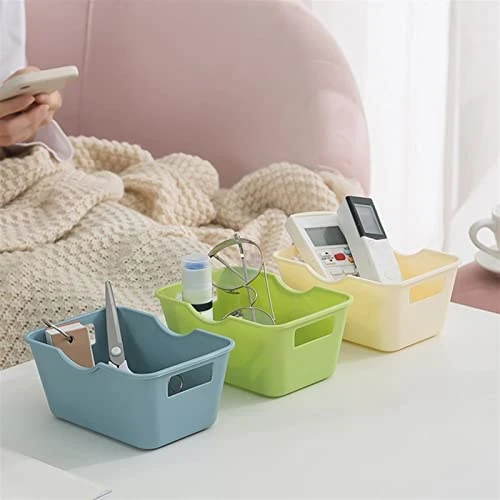 AMAYYAsnh Under Bed Storage Portable Storage Basket Desktop Sundries Storage Box (Color : 4) 4 AMAYYAsnh Under Bed Storage Portable Storage Basket Desktop Sundries Storage Box (Color : 4) - Image 4
