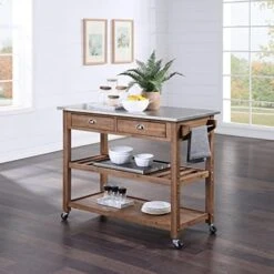Boraam Sonoma Kitchen Cart, Barnwood Wire-Brush -Songmics Furniture Shop 41Ky2o7mMCL. AC
