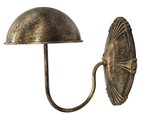 Owlgift Decorative Bronze Metal Vintage Style Wall Mounted Entryway Hat/Cap/Wig Hanger Display Rack - Set Of 2 2 Owlgift Decorative Bronze Metal Vintage Style Wall Mounted Entryway Hat/Cap/Wig Hanger Display Rack - Set Of 2 - Image 2