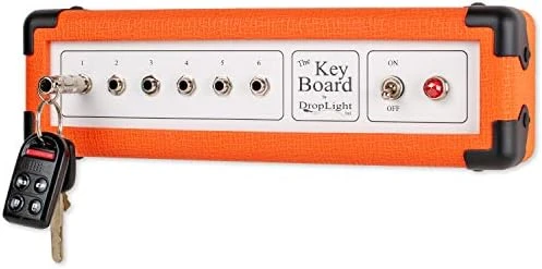 DropLight Ind. Handcrafted Guitar Amp Wall Mounted Key Holder With 6 Keychains (Hammer) 6 DropLight Ind. Handcrafted Guitar Amp Wall Mounted Key Holder With 6 Keychains (Hammer) - Image 6