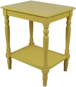 Decor Therapy Simplify Wood Accent Storage Shelf End Table, 24 X 19.5 X 15.75, Antique Artic Blue -Songmics Furniture Shop 41LHRT6qBKL. AC